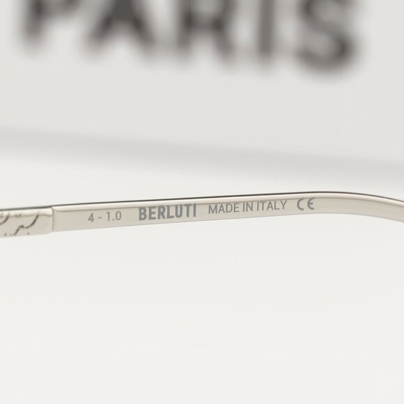 Berluti BL40019U 16D Shield Sunglasses - Palladium/Yellow/Grey main image 5